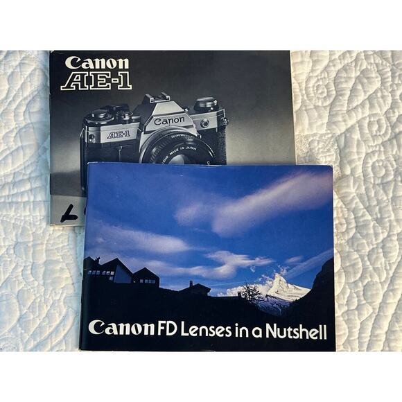 Canon AE-1 FD 50mm f/1.8 with Flash in Case Owners Manual and Gadg-IT Bag TESTED - Picture 13 of 15